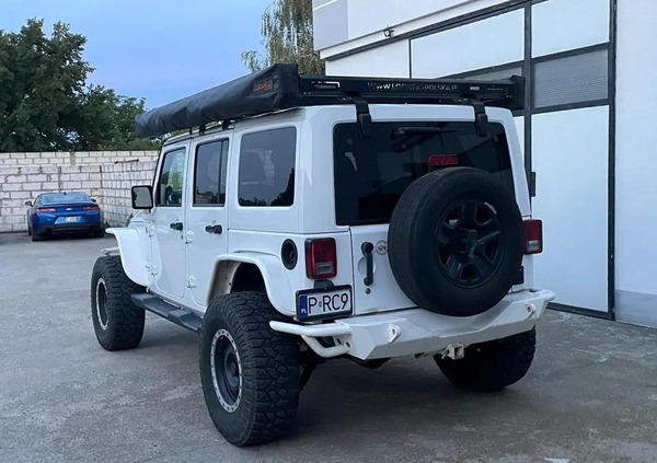 Jeep Wrangler cena 115000 przebieg: 147000, rok produkcji 2014 z Margonin małe 211